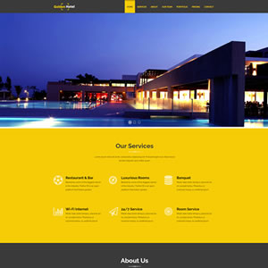 酒店網(wǎng)站模板 國外酒店網(wǎng)站建設(shè)策劃模板