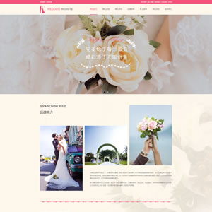 藝術婚禮網(wǎng)站建設案例 婚禮策劃網(wǎng)站建設